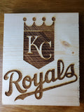 073834-KC Royals Wood Plaque