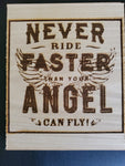 091645 Your Angel Wood Plaque