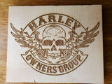 093743-HOG Wood Plaque