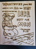 102940-Colossians 3 Wood Plaque