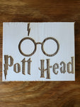 132525-Pott Head Wood Plaque