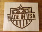 142823 Made In USA Wood Plaque