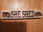 122227-She Shed Wood Hanger Plaque