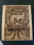 205952-Enter With Peace Wood Plaque