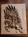 212341 Pegasus Wood Plaque